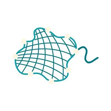 Abstract neural network connection grid illustration Stock Illustration