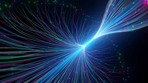 Abstract Neural Network Learning Big Data Artificial Intelligence Stock Footage 320769665