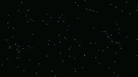 Abstract Neural Network Mesh Loop Stock Footage 341980277