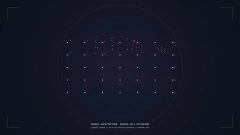 Abstract Neural Network Visualization: AI, Data, and Connection Stock Footage 348416130