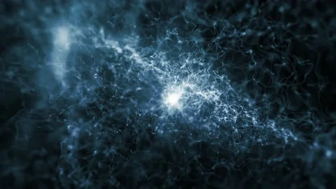 Abstract Neuron And Synapse Microscope Background Fx Video stock 172192638