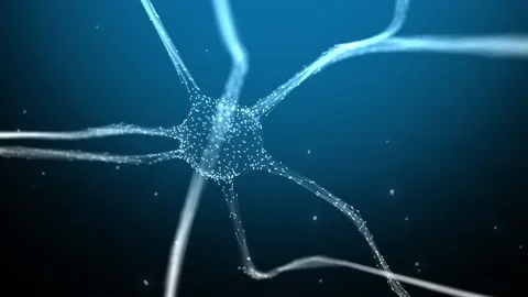 Abstract neuron cell motion background Video stock 232298073