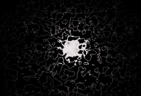Abstract neuron cell with nerve links and connection illustration Isolated on a Stock Illustration