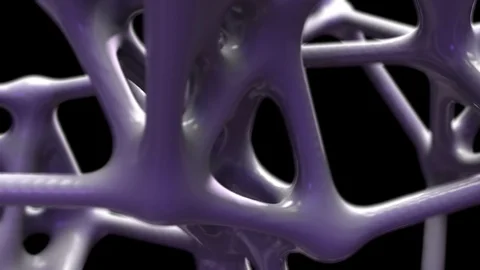 Abstract Neuron Loop Stock Footage 97335660