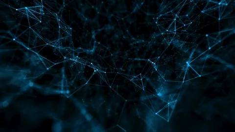 Abstract neuron medical background with plexus line and dots Stock Footage 104202712