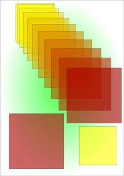 Abstract neutral background with interpolate squares Stock Illustration