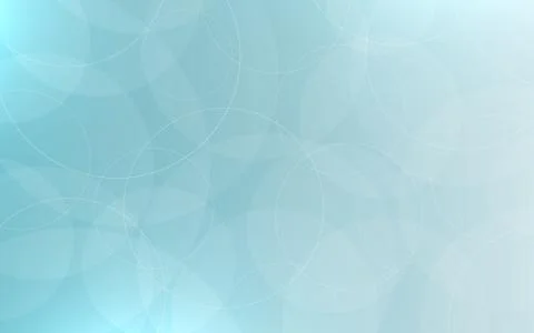 Abstract neutral background. Smooth bubbles and circles. Blue backdrop with Stock Illustration