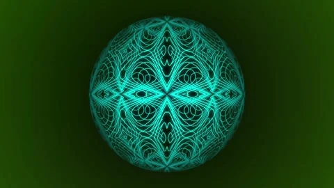 Abstract new 4k Sphere Animation on screen. Stock Footage 332584180