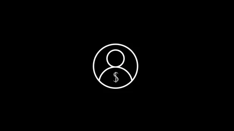 Abstract new user icon animated video Stock Footage 293148550