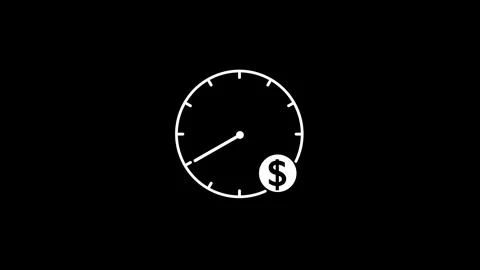 Abstract new wall clock icon. Clock Counting Down 24 Hour day fast speed. Stock Footage 312720735