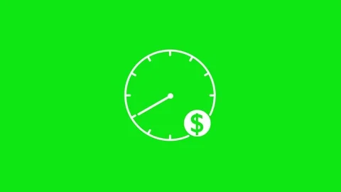Abstract new wall clock icon. Clock Counting Down 24 Hour day fast speed. Stock Footage 312720740