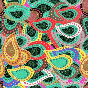 Abstract nice background. Vector illustration. Doodles pattern for wrapping pape Stock Illustration