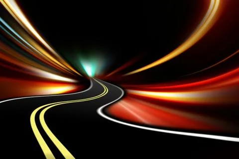 Abstract night acceleration speed motion 스톡 일러스트