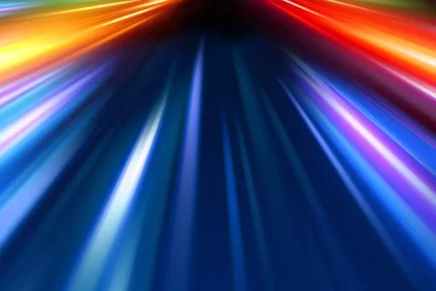 Abstract night acceleration speed motion Stock Illustration