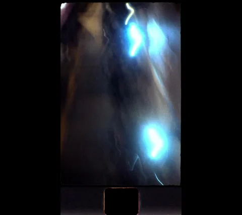 Abstract night driving light trails and streaks Stock Footage 320019205