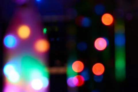 Abstract night lights background texture Stock Photos