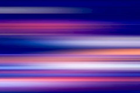 Abstract of night lights in the city with motion blur Stock Illustration