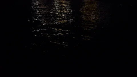 Abstract Night Seascape Stock Footage 95149270