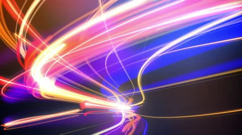 Abstract night traffic loop Stock Footage 63324688