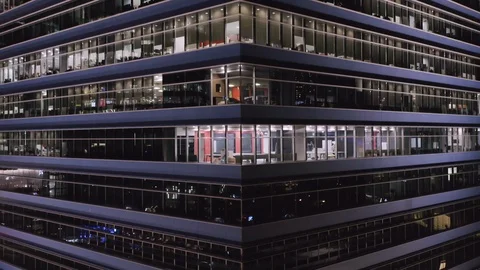 Abstract nightime architecture Stock Footage 103451418