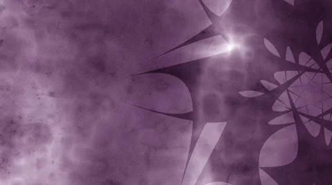 Abstract Ninja Star Animated Background - Purple Stock Footage 23104640