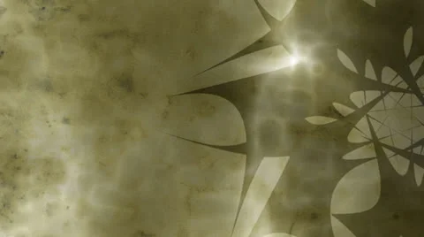 Abstract Ninja Star Animated Background - Yellow Stock Footage 23104654