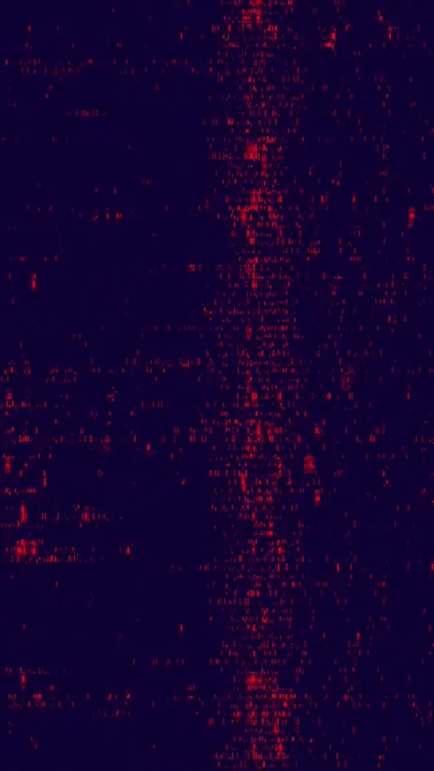 Abstract Noise Wave Background Portrait Stock Footage 331097824