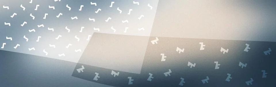 Abstract noisy light background with various motif concepts. social media banner Stock Illustration