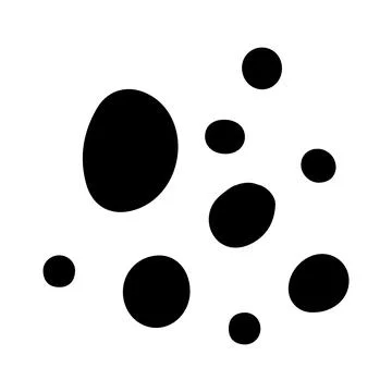 Abstract nordic trendy elements with dots, circle, spot for decoration inte.. 스톡 일러스트