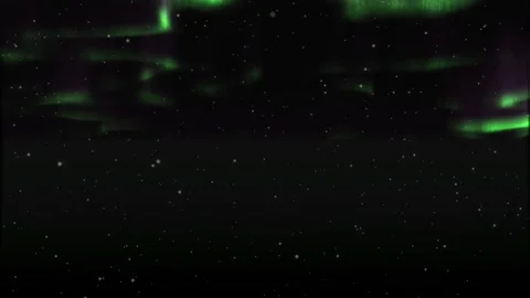 Abstract northern lights on black background Stock Footage 272407828