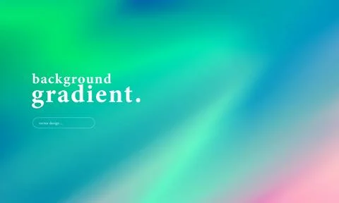 Abstract northern lights gradient background with smooth blend of blue, gre.. Stock Illustration