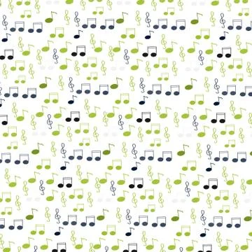 Abstract notes background Stock Illustration