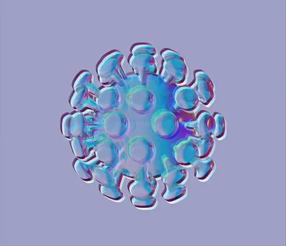 Abstract novel coronavirus, second wave of coronavirus, virus concept Stock Illustration