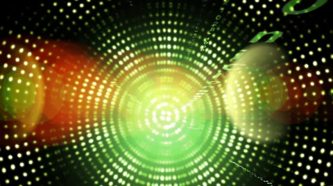 Abstract number across the screen,data code digital technology &amp; rays light. Stock Footage 35530882