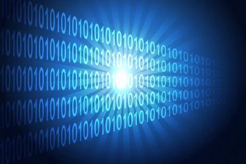 Abstract number background Illustrazione stock