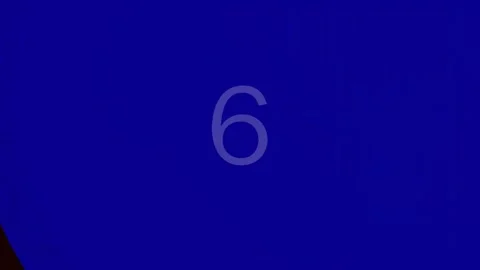 Abstract number nine graphic on black background for digital design concept Stock Footage 342204611