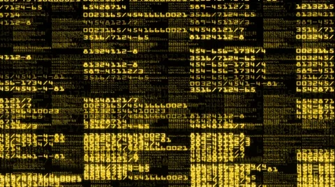 Abstract Numbers Background Stock Footage 47856587