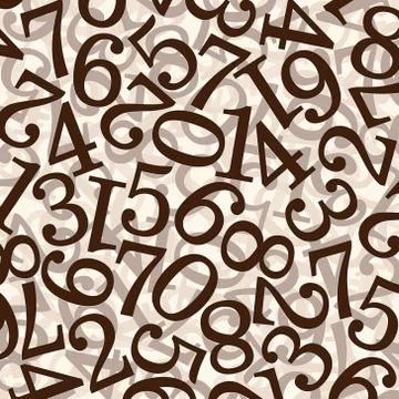 Abstract numbers Stockillustratie