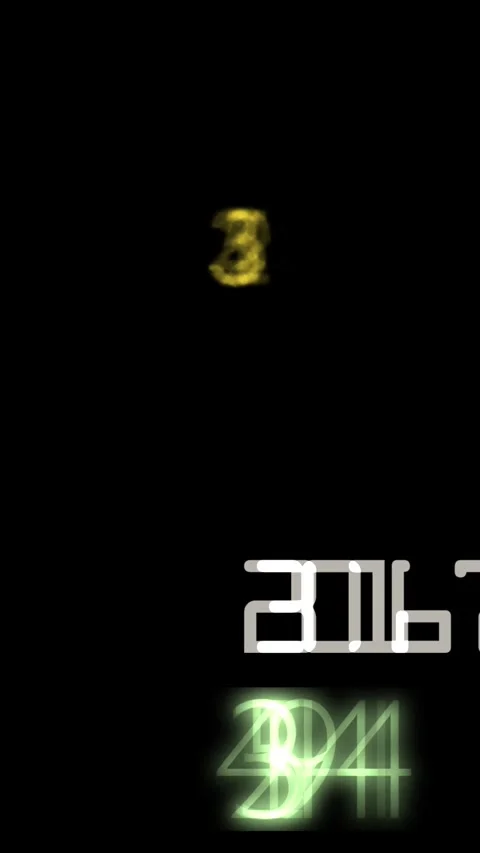 Abstract numbers rapidly counting on a digital display Stock Footage 341698682