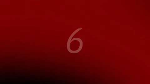 Abstract numeral nine overlay on dark green to red gradient background design Stock Footage 342093865