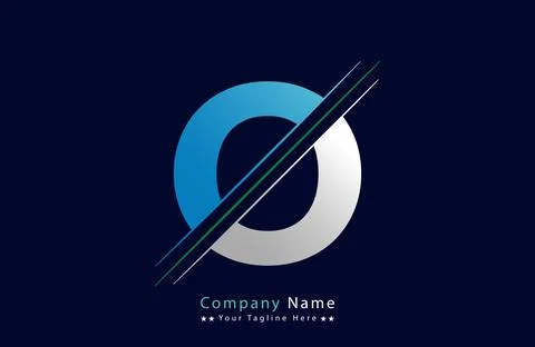 Abstract O letter logo design template. Vector Logo Illustration. Stock Illustration