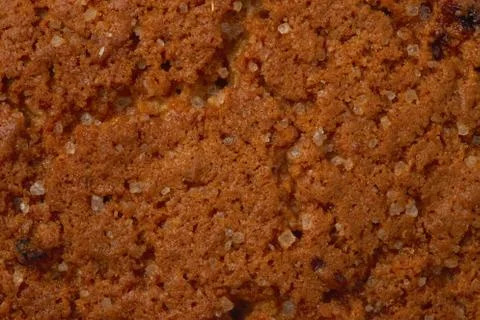 Abstract oatmeal chip cookie macro texture background Stock Photos