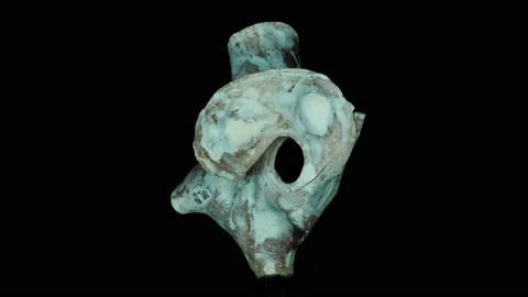 Abstract object 5, rotation, part1 Video stock 134881601