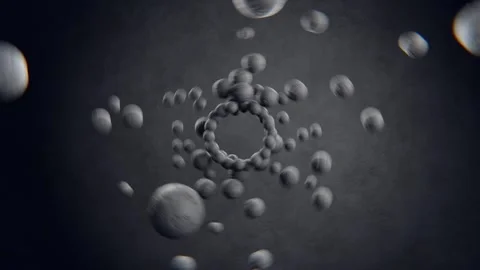 Abstract Object Animation – Futuristic 3D Motion Background Video stock 316413207