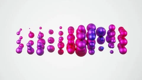 Abstract Object Animation – Futuristic 3D Motion Background Stock Footage 316413249