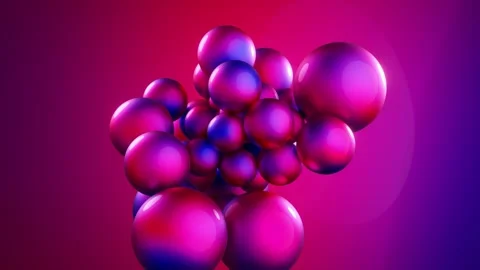 Abstract Object Animation – Futuristic 3D Motion Background Stock Footage 316413305