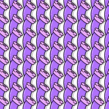 Abstract object purple seamless pattern textile print. repeat pattern backgro Stock Illustration