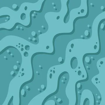 Abstract ocean background vector for decoration on summer holiday theme concept. 库存插图