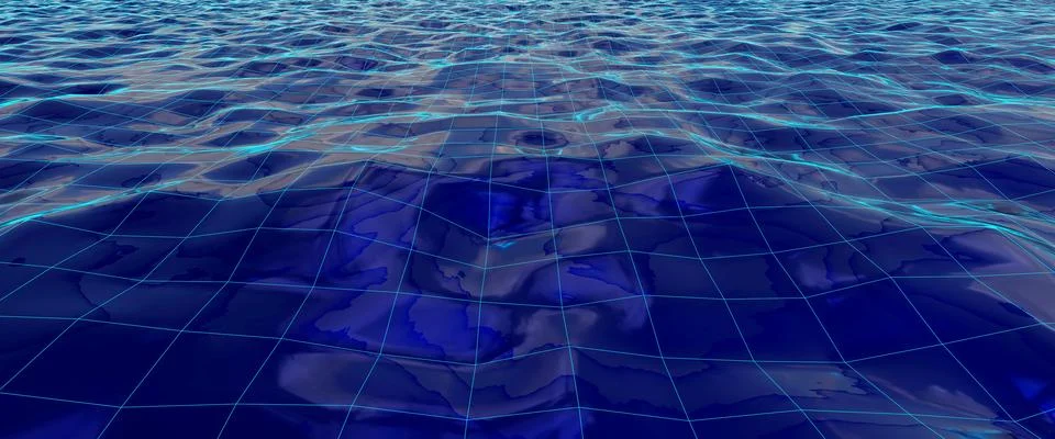 Abstract ocean Stock Illustration