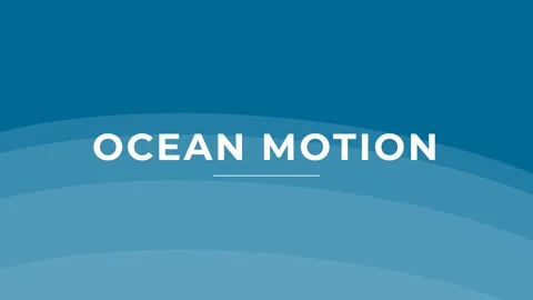 Abstract Ocean Motion Background Loop - Blue Ripple Wave Animation for Pres.. Stock Footage 336805445